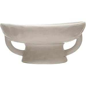 Creative Co-Op Stoneware Bowl w Reactive Glaze, Décor, Matte White | Amazon (US)