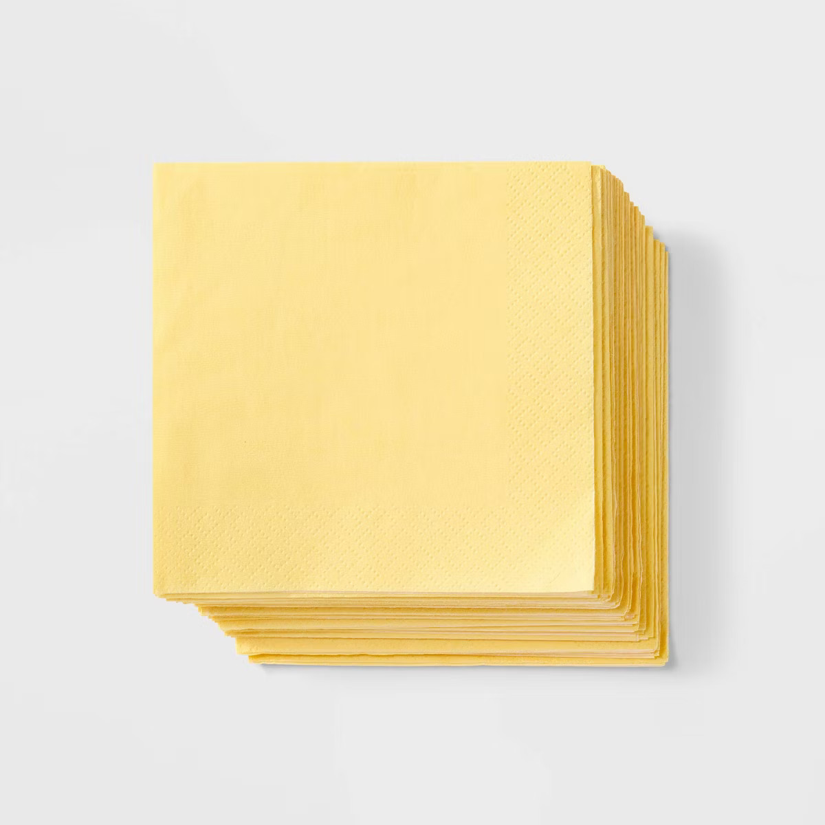 30ct Beverage Napkins Yellow - Spritz™ | Target