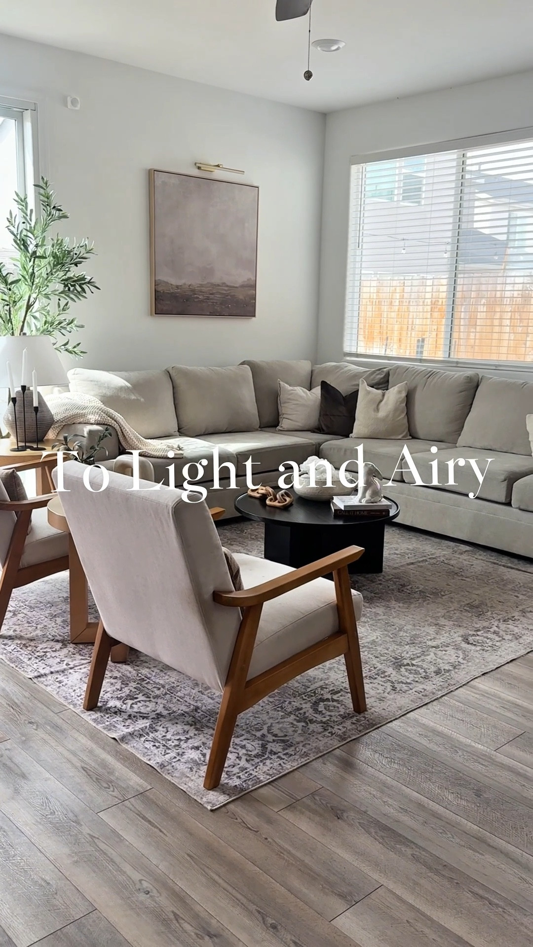 From Dark To Light And Airy🤎
Sectional Is from living spaces but I will have another option linked that is washable 

#LTKHome #LTKStyleTip #LTKSaleAlert