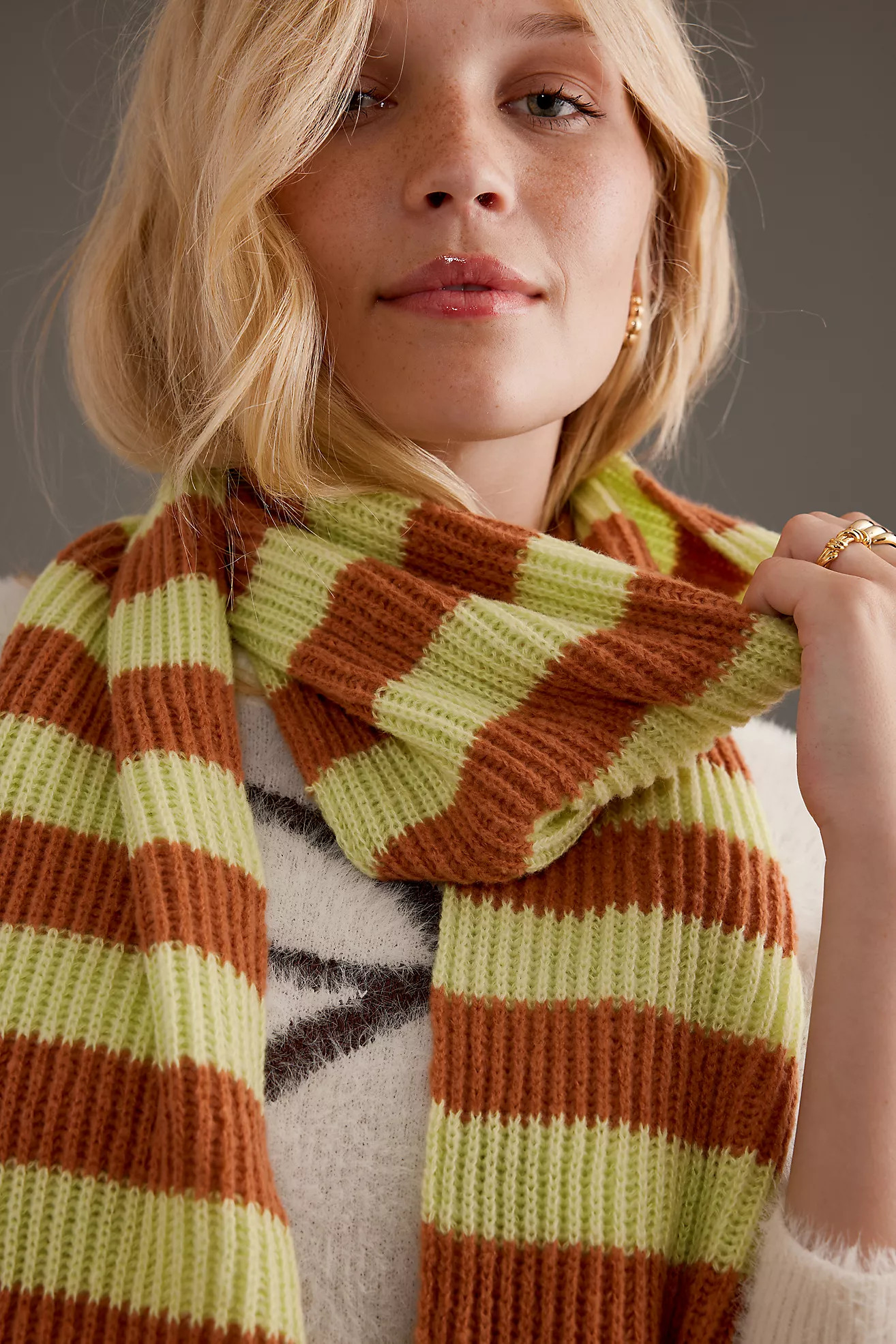 By Anthropologie Skinny Stripe Scarf | Anthropologie (UK)