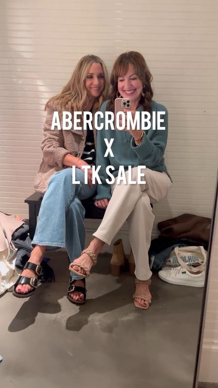 ABERCROMBIE X picks! 
To shop, comment “LINKS” & we’ll DM you all the outfit details! 🛍️ 
•
No better time to shop for fall favorites at @abercrombie !🍂 We found so many things we LOVED:  the bestselling Ankle straight jeans, these cool ecru wide legs, a satin cami & skirt matching set, and the coziest sweaters and jackets!!😍 The online selection is even more amazing—we keep adding to cart!🤯🛒 Now through Sunday (9/24) everything is 25% off through the @shop.ltk app —see our LTK SALE highlights button for an easy tutorial on how to shop the sale!!
WAYS TO SHOP:
1️⃣Comment LINKS & we will send the outfit links to your DM
2️⃣Click on link in bio to shop from our Lastseenwearing.com website 
3️⃣Watch our stories for links that are available for 24 hours!🛍️

Abercrombie, shacket, 90’s denim, LTK sale, denim dress, fall sweater, fall skirt, graphic sweatshirt, fleece jacket, fall outfits 

#LTKstyletip #LTKSale #LTKsalealert