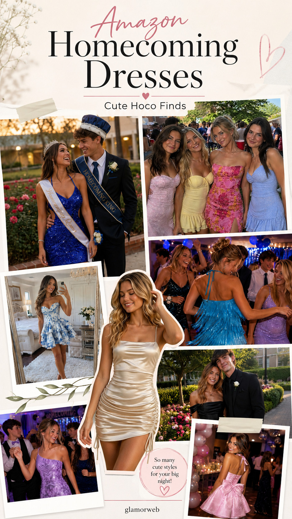 Okayyy Amazon homecoming dresses are looking SO good this year ✨💗 From sparkly mini dresses and dreamy corset styles to satin fits, fringe dresses, florals, bows, and classic little black dresses, there are so many cute options for the big night. Perfect for getting-ready mirror selfies, photos with friends, dinner before the dance, and actually dancing all night 💃✨ Definitely saving these hoco finds!

#AmazonFashion #AmazonFinds #AmazonHomecomingDresses #HomecomingDress #HomecomingDresses #HocoDress #HocoDresses #Homecoming2026 #Hoco2026 #HomecomingOutfit #HomecomingStyle #HomecomingInspo #HocoInspo #HomecomingLooks #PartyDress #MiniDress #SparklyDress #SequinDress #CorsetDress #SatinDress #FringeDress #FloralDress #PinkHomecomingDress #BlueHomecomingDress #BlackHomecomingDress #PurpleHomecomingDress #CuteDresses #AmazonDressFinds #LTKFashion #LTKFinds 

 #LTKSeasonal #LTKU #LTKSaleAlert