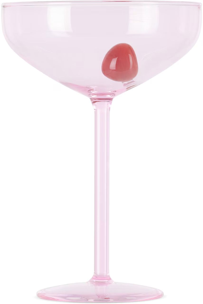 Pink Manhattan Cocktail Glass | SSENSE