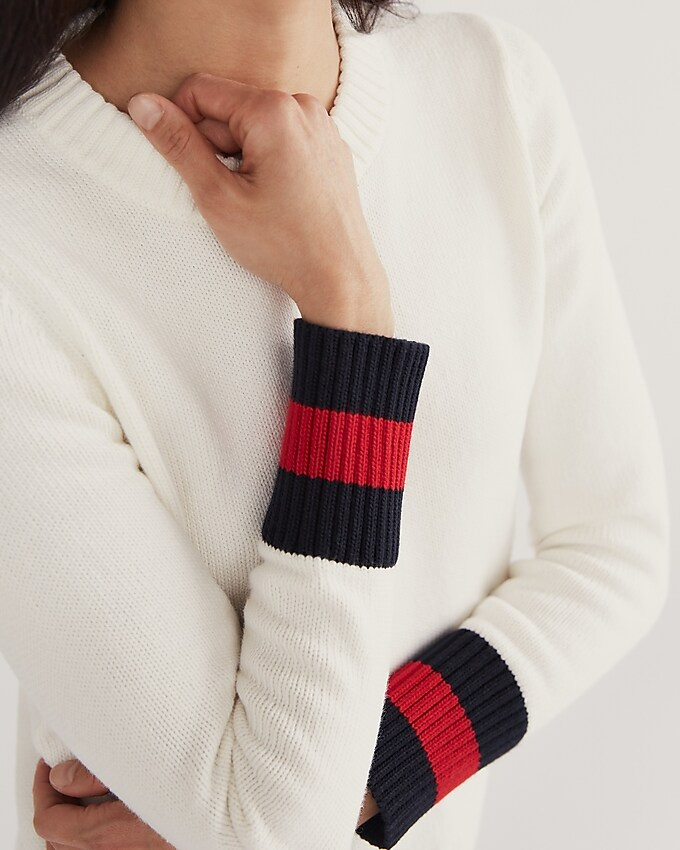 State of Cotton NYC  Castine tipped sweater | J. Crew US
