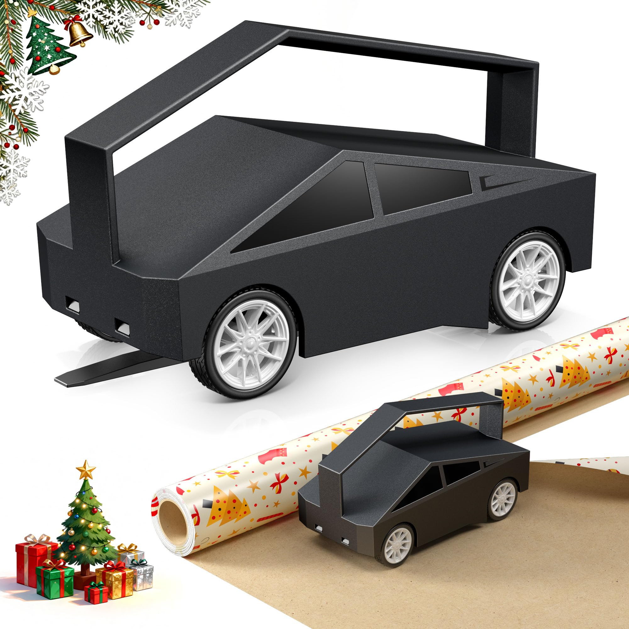 ARYOUGIFT Wrapping Paper Cutter, Christmas Birthdays Party Gift Wrap Cutter with 5 Replaceable Bl... | Amazon (US)