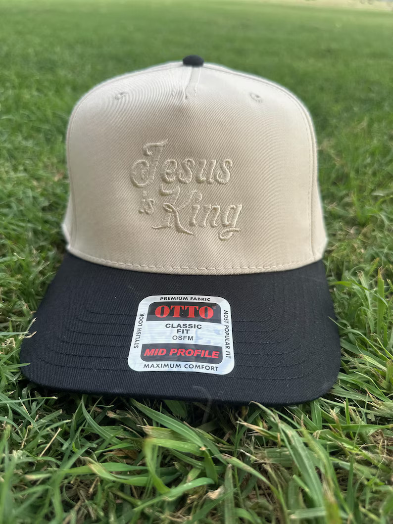 Jesus is King Trucker Hat/ Otto Hats/ Adjustable - Etsy | Etsy (US)