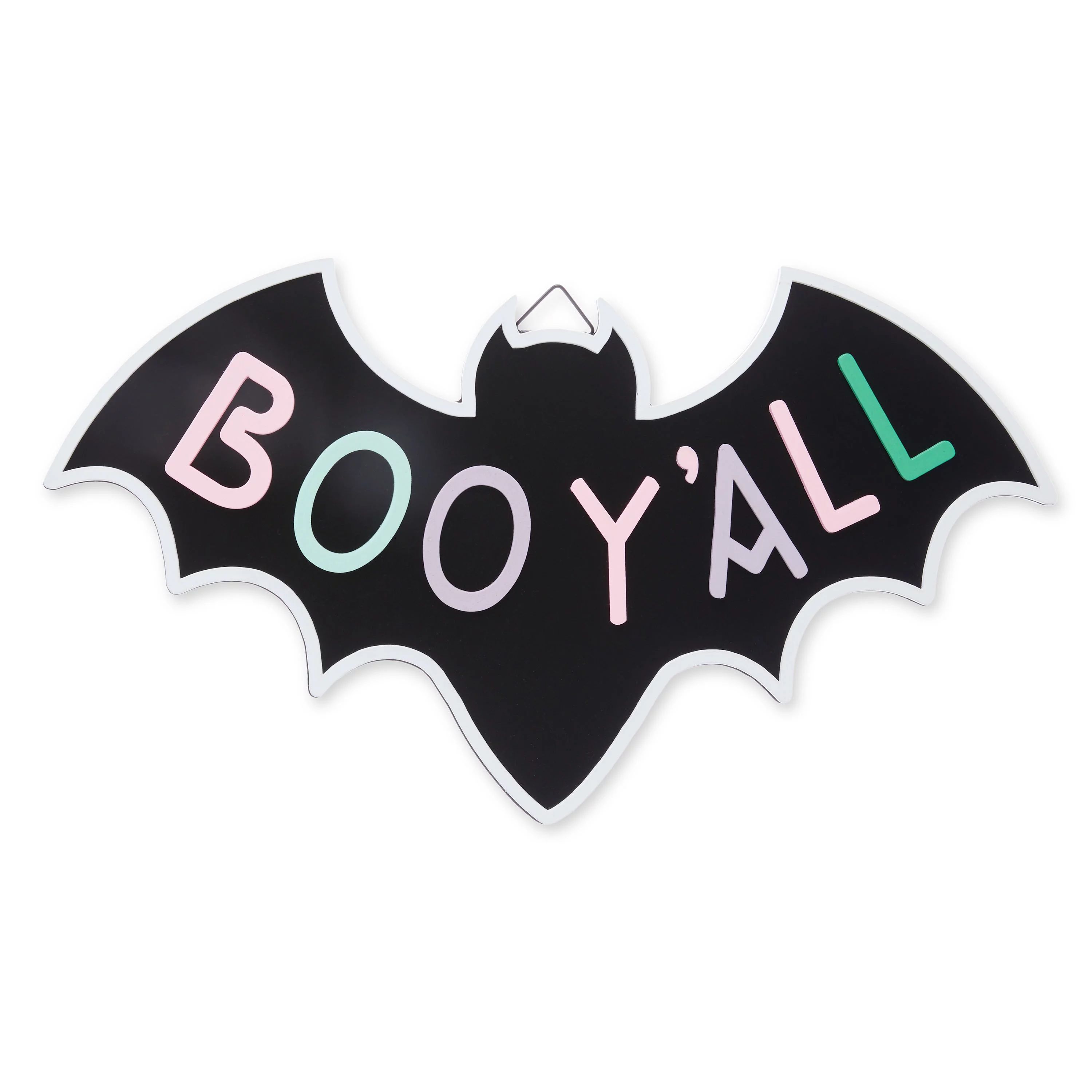 Halloween Boo Y'all Hanging Sign Decoration, 14.5 in x 0.38 in x 8.25 in, by Way To Celebrate | Walmart (US)