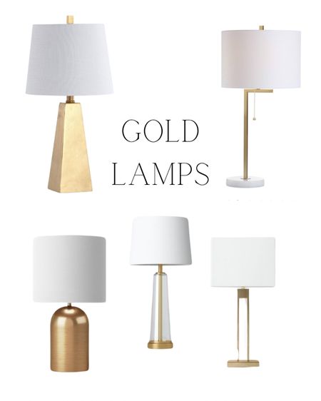 Gold lamps 

#LTKSpringSale #LTKstyletip #LTKhome