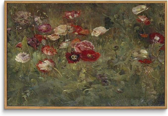 WITCOLOR Framed Large Canvas Wall Art, 16×24in Vintage Wall Art Decor for Living Room Retro Natu... | Amazon (US)