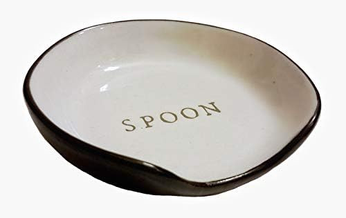 Stoneware Spoon Rest Cream/Black Joanna Gaines Collection (Standard version) (Pack 1) | Amazon (US)