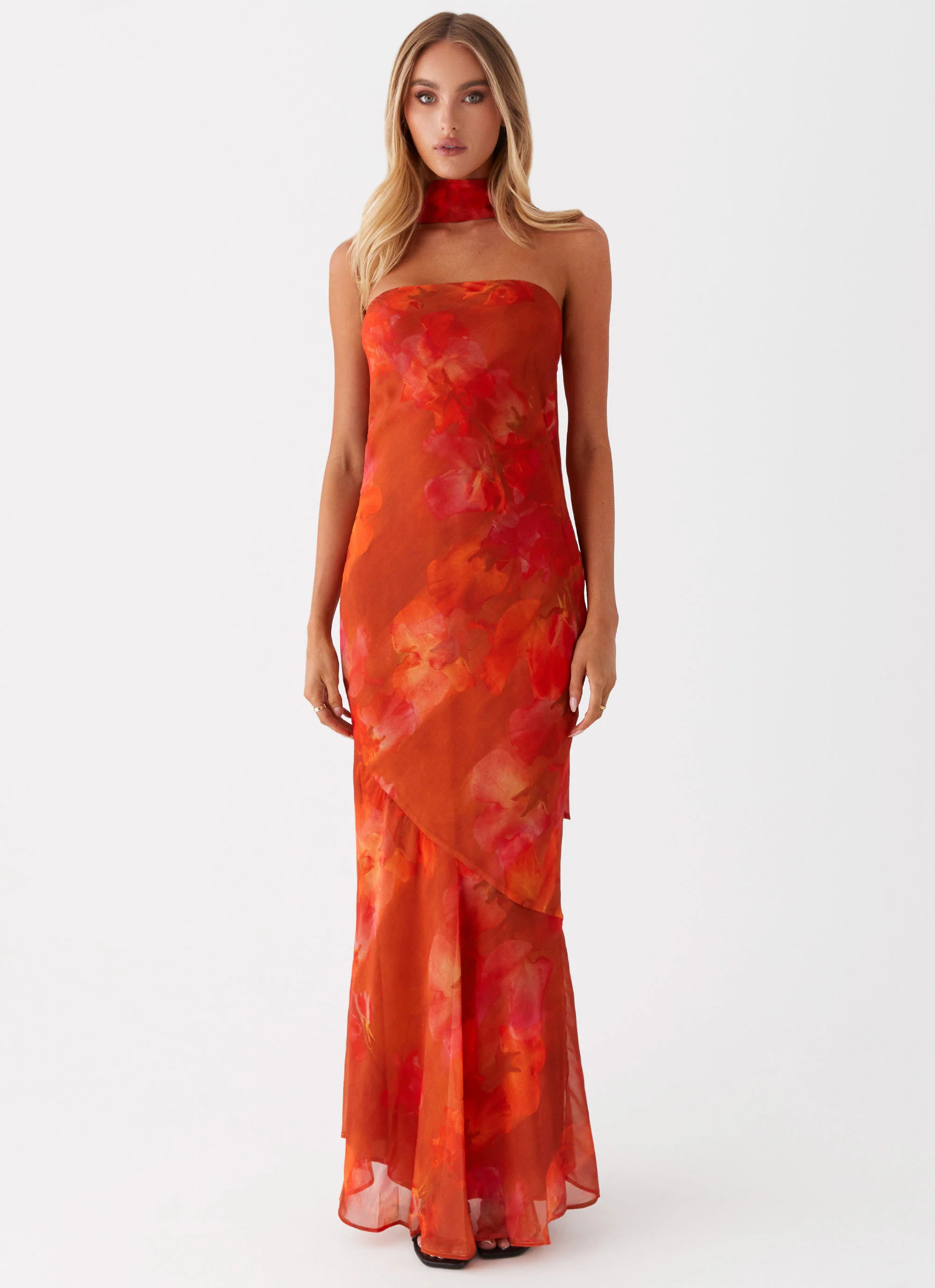 Under The Pagoda Maxi Dress - Amber | Peppermayo (Global)