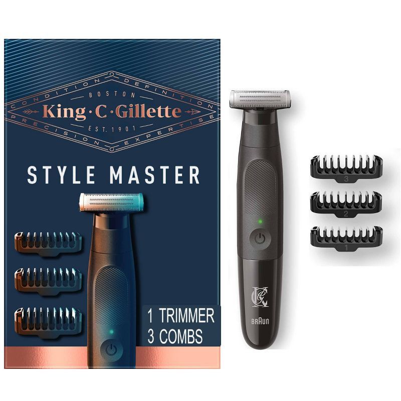 King C. Gillette XT3000 Men's Style Master Cordless Stubble Trimmer + 3 Attachment Combs | Target