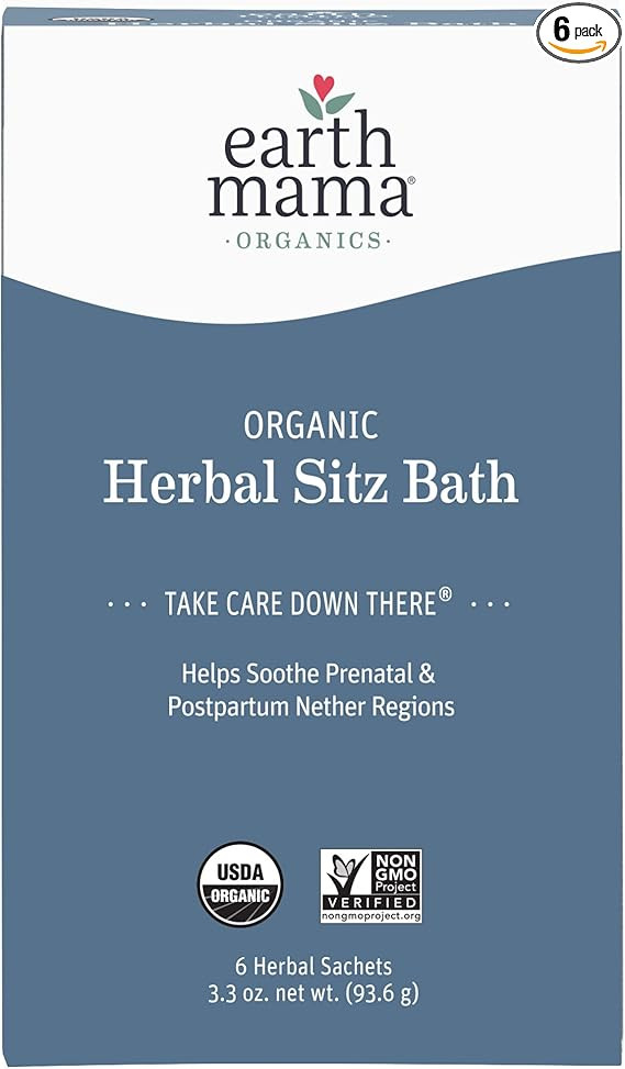 Earth Mama Organic Herbal Sitz Bath | Pregnancy & Postpartum Care, Soothing Sitz Bath for Hemorrh... | Amazon (US)