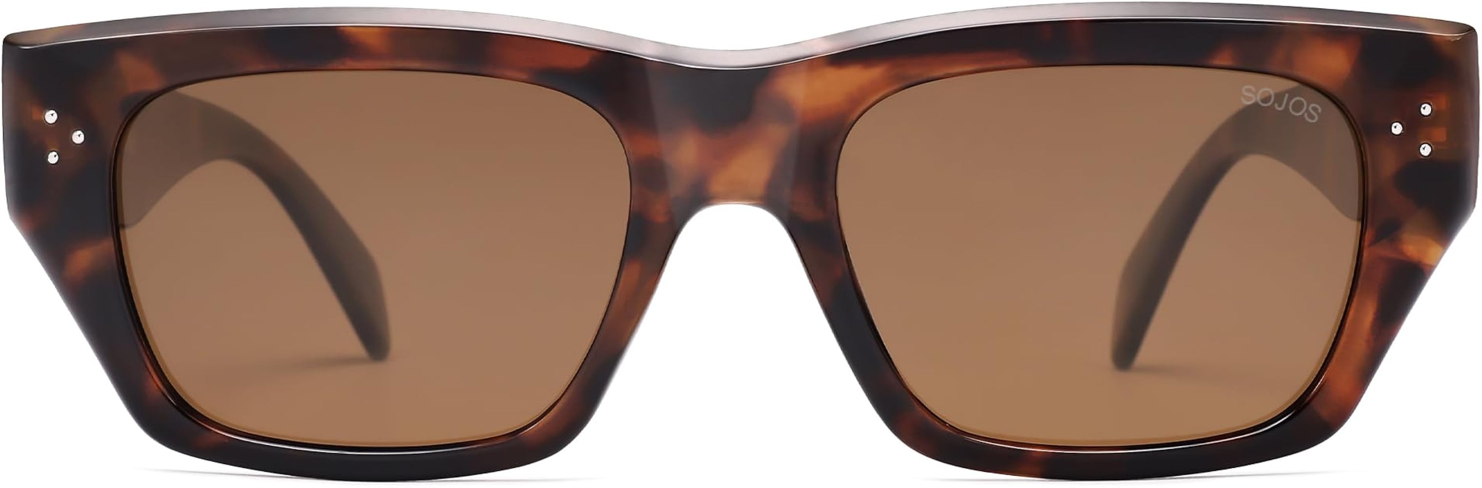 SOJOS Trendy Square Polarized Sunglasses Women Retro Vintage UV Protection Womens Sun Glasses SJ2... | Amazon (US)