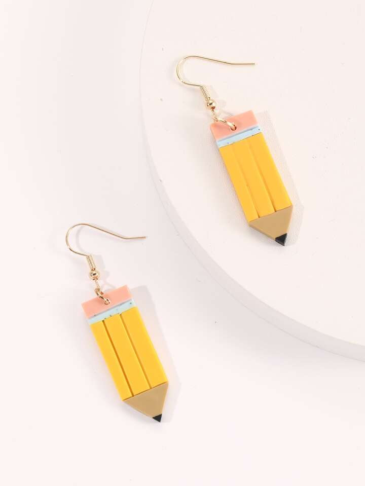 Pencil Drop Earrings | SHEIN