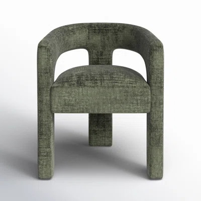 Darlington Chenille Upholstered Dining Arm Chair | Wayfair North America