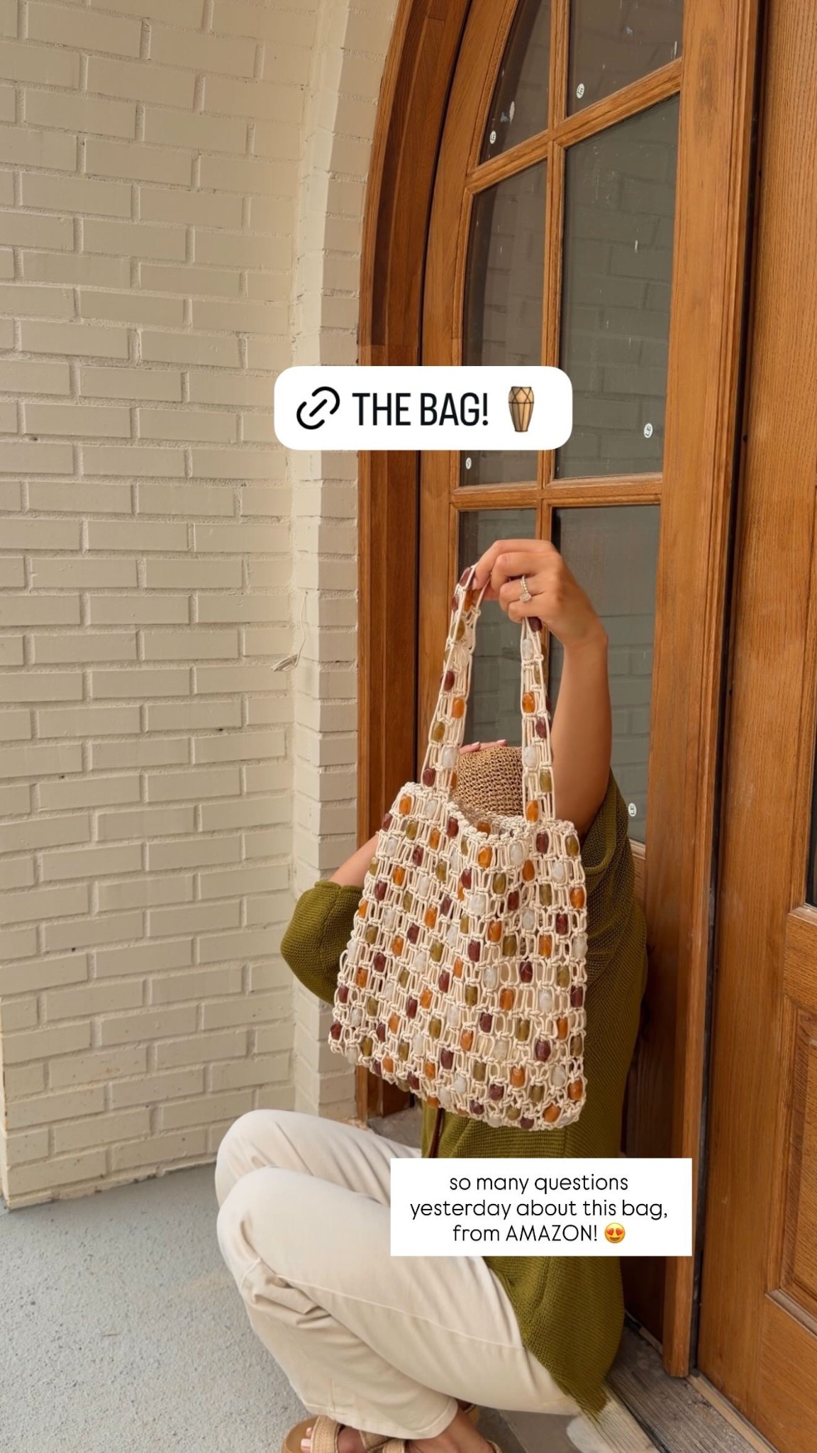 so many questions yesterday about this bag, from AMAZON! 😍