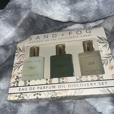 SAND + FOG Vanilla Cake Pistachio Dream Silk Musk Eau de Parfum Oil Set | eBay US