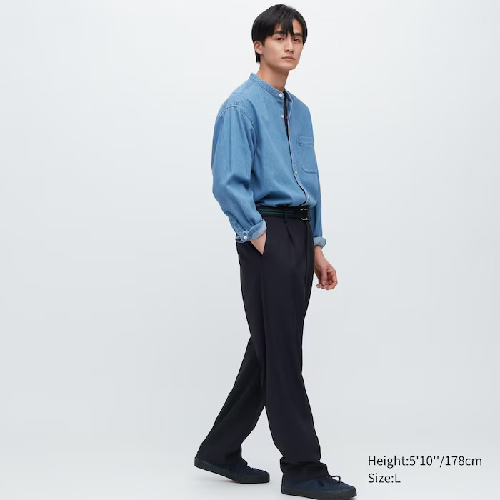 Wide-Fit Pleated Pants (2022 Edition) | UNIQLO (US)