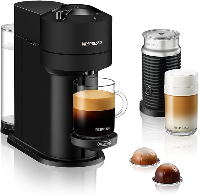 Nespresso Vertuo Next Coffee Machine by De'Longhi with Aeroccino Milk Frother, Over 30 Varieties ... | Amazon (UK)