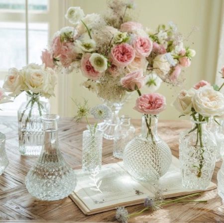 Luxurious-look French Style Glass bud and vases.

Easy accessorizing at it’s finest on a budget.

#LTKhome #LTKwedding #LTKGiftGuide