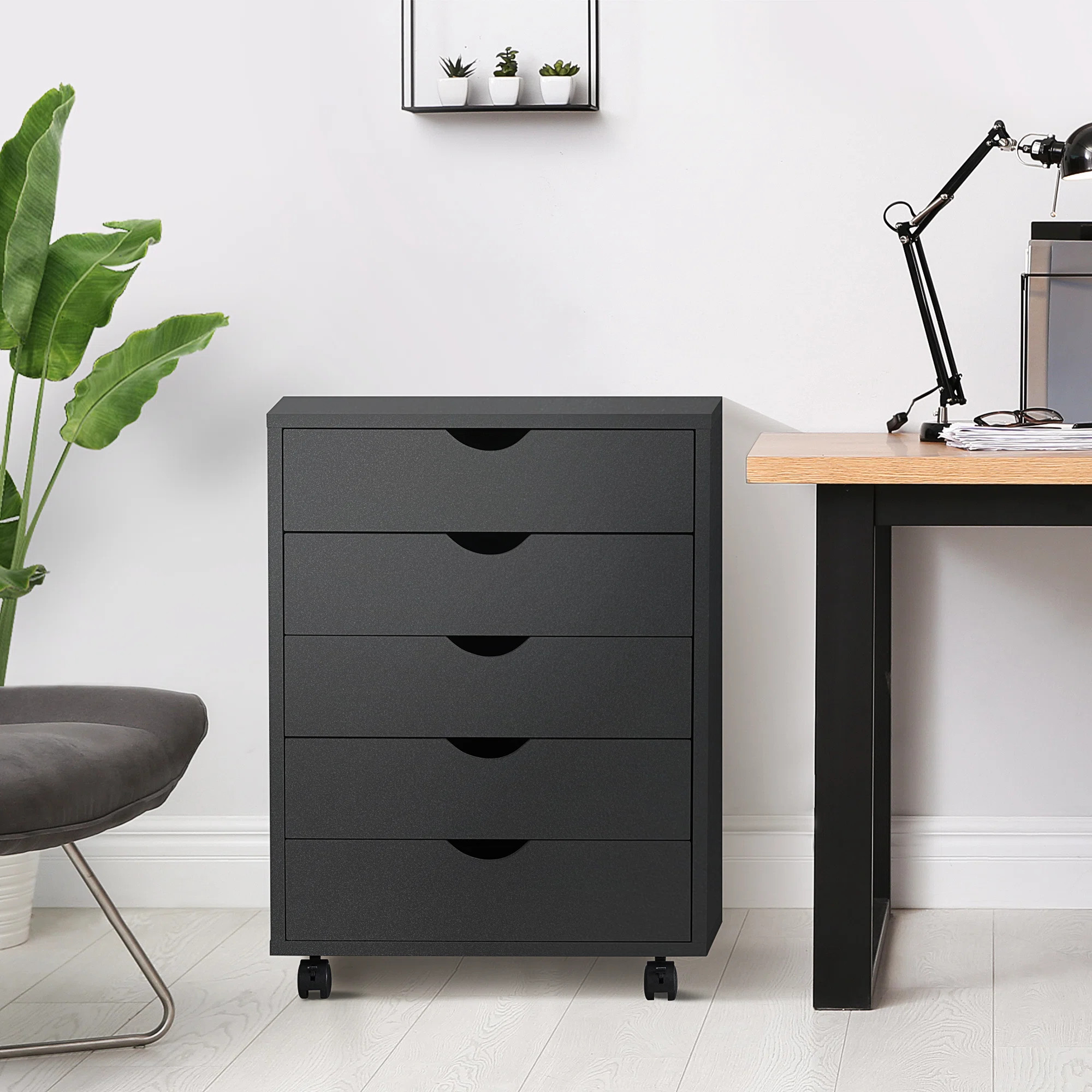 Coray 18.7'' Wide 5 -Drawer Mobile File Cabinet | Wayfair North America