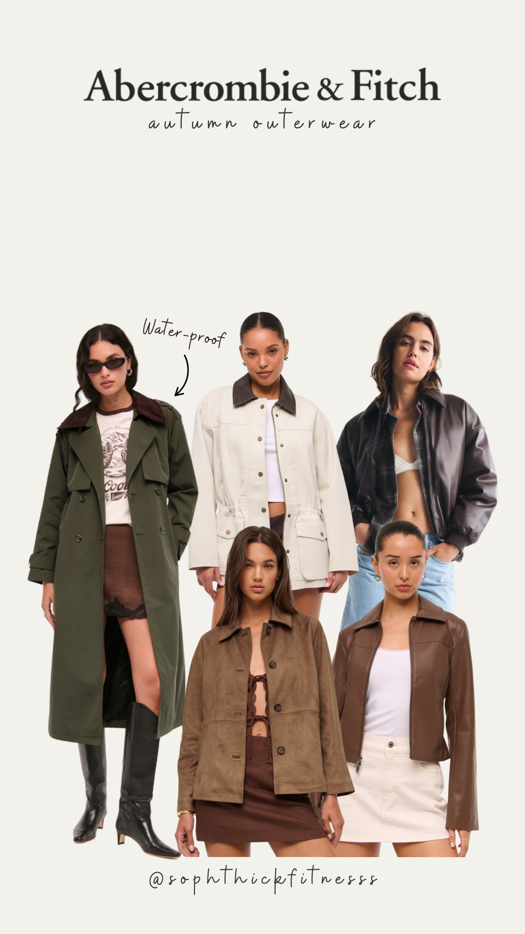Abercrombie & Fitch jackets, autumn favourites, A&F, trench coat, vegan leather jacket, bomber jacket, vegan suede jacket  

 #LTKFashionMonth #LTKuk #LTKautumn
