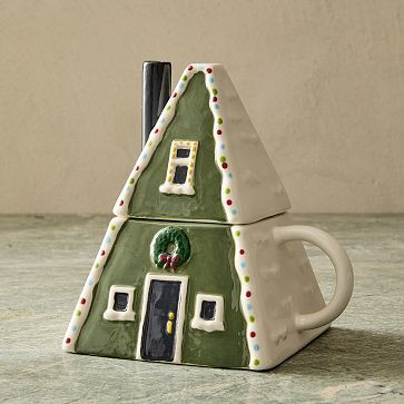 St. Jude Figural Skier Mugs | West Elm (US)