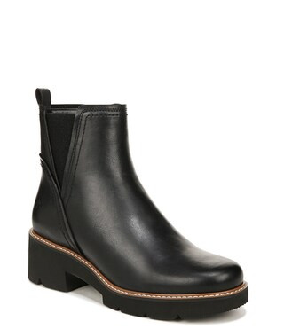 Naturalizer Darry Water-Repellent Leather Lightweight Lug Sole Chelsea Booties | Dillard's | Dillard's