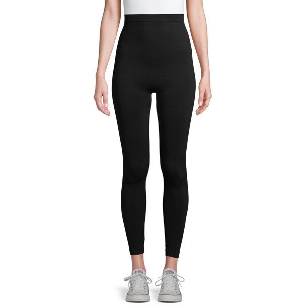 Compression High Waisted Time and Tru Basic Leggings (Post Partum) | Walmart (US)