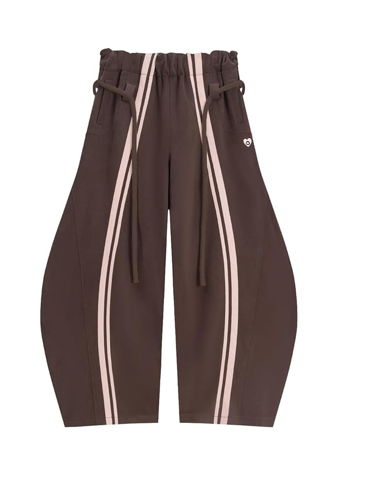 Aelfric Eden Stripe Super Baggy Sweatpants Oversized Barrel Pants Vintage Wide Leg Elastic Waist ... | Amazon (US)