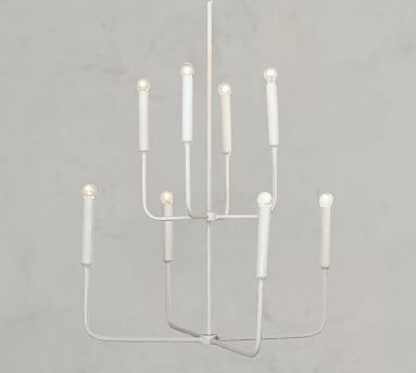 Palm Two Tier Chandelier | Pottery Barn (US)