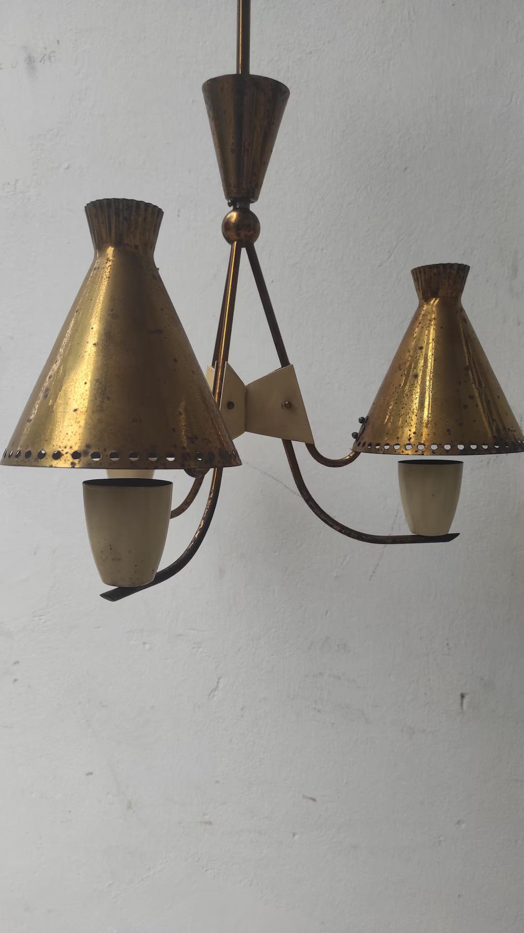 Stilnovo style ,pendant /suspension lamp from Italy ! 1940" | Etsy (US)