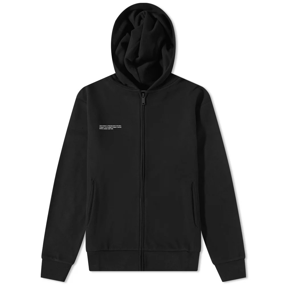 Pangaia 365 Zipped Hoodie Black | END. Clothing