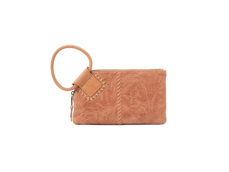 HOBO Sable Wristlet Women's Wallet Saddle Tooled Emboss, Leather | Zappos