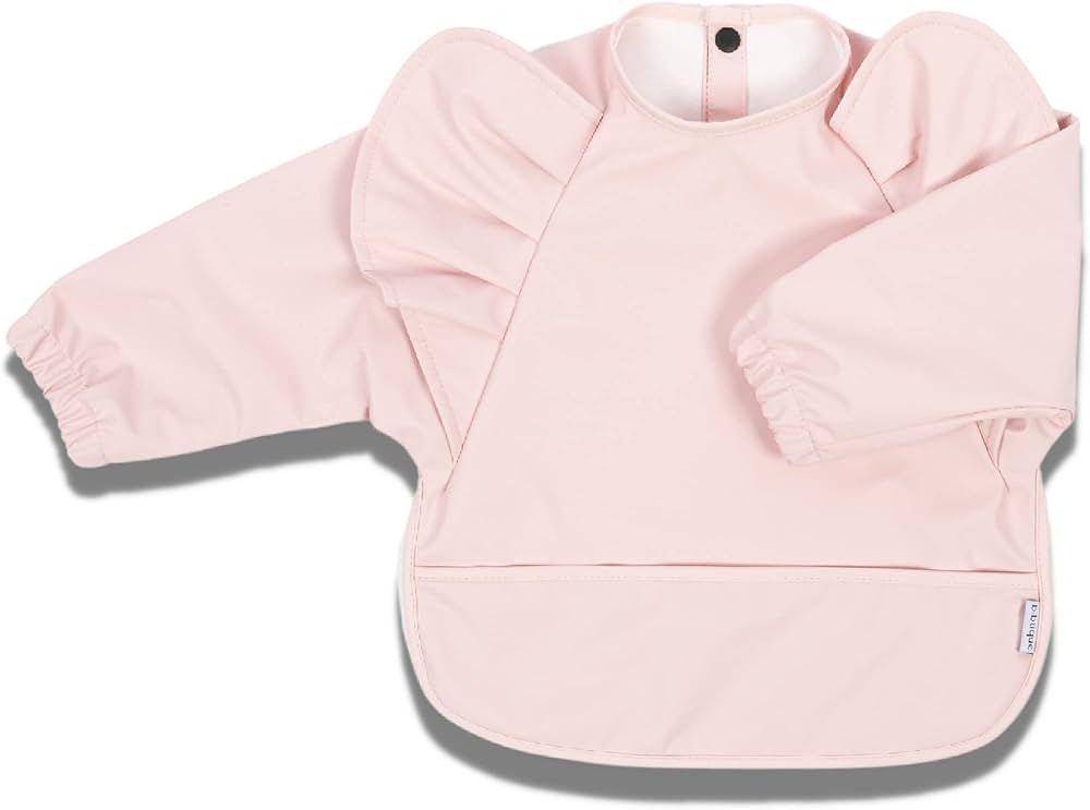 Bibtique Long Sleeves Bib For Babies 6-24 Months - Waterproof Baby Smock for Eating - Stain Resis... | Amazon (US)
