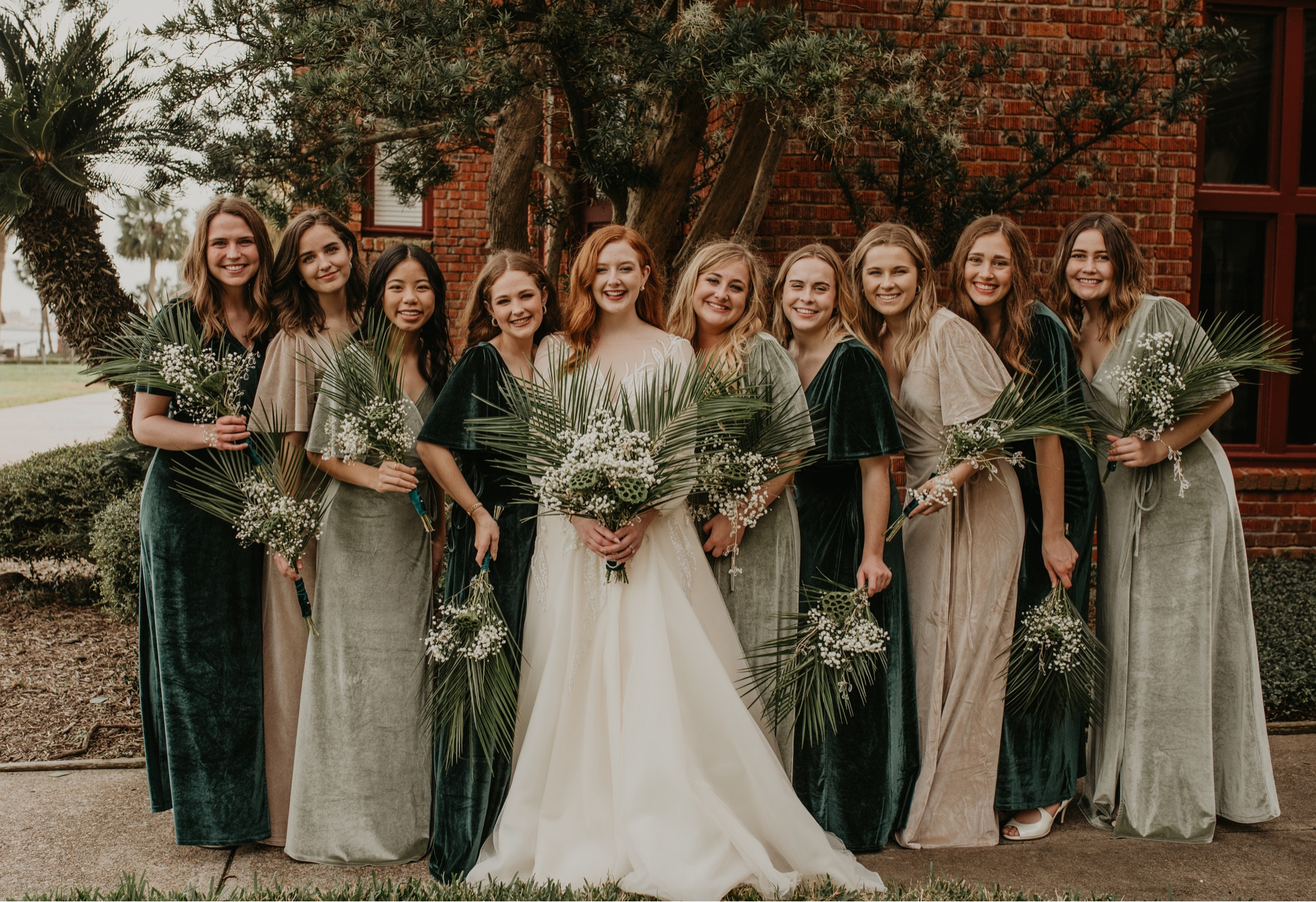 Christmas Green Bridesmaid Dress