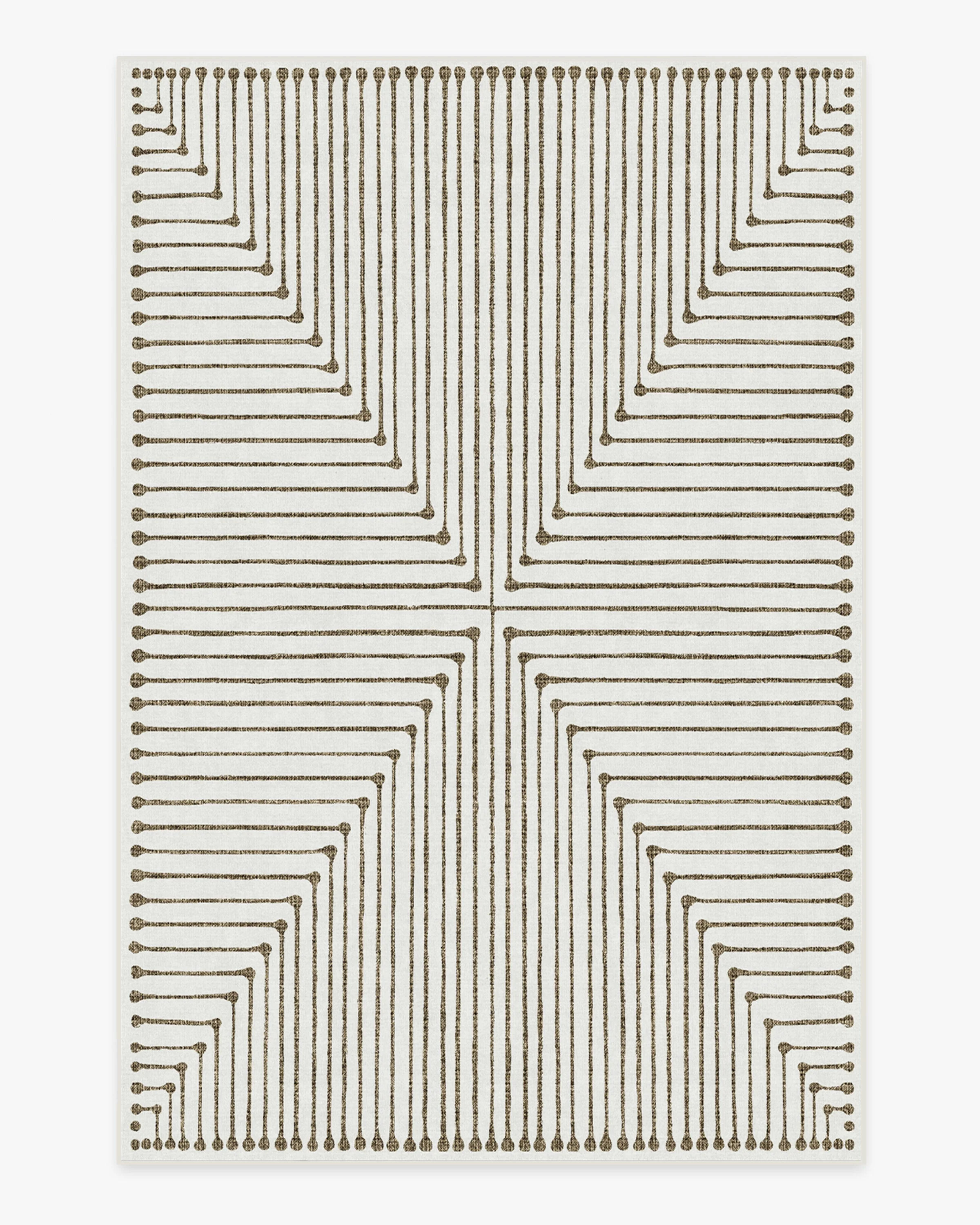 Jonathan Adler Inkdrop Camel & Ivory Rug | Ruggable