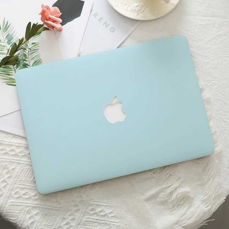 Light Blue Solid Color Macbook Hard Protective Case Laptop Cover for 2026 Neo 13 Air 15/13/11 Mac... | Etsy (Global)