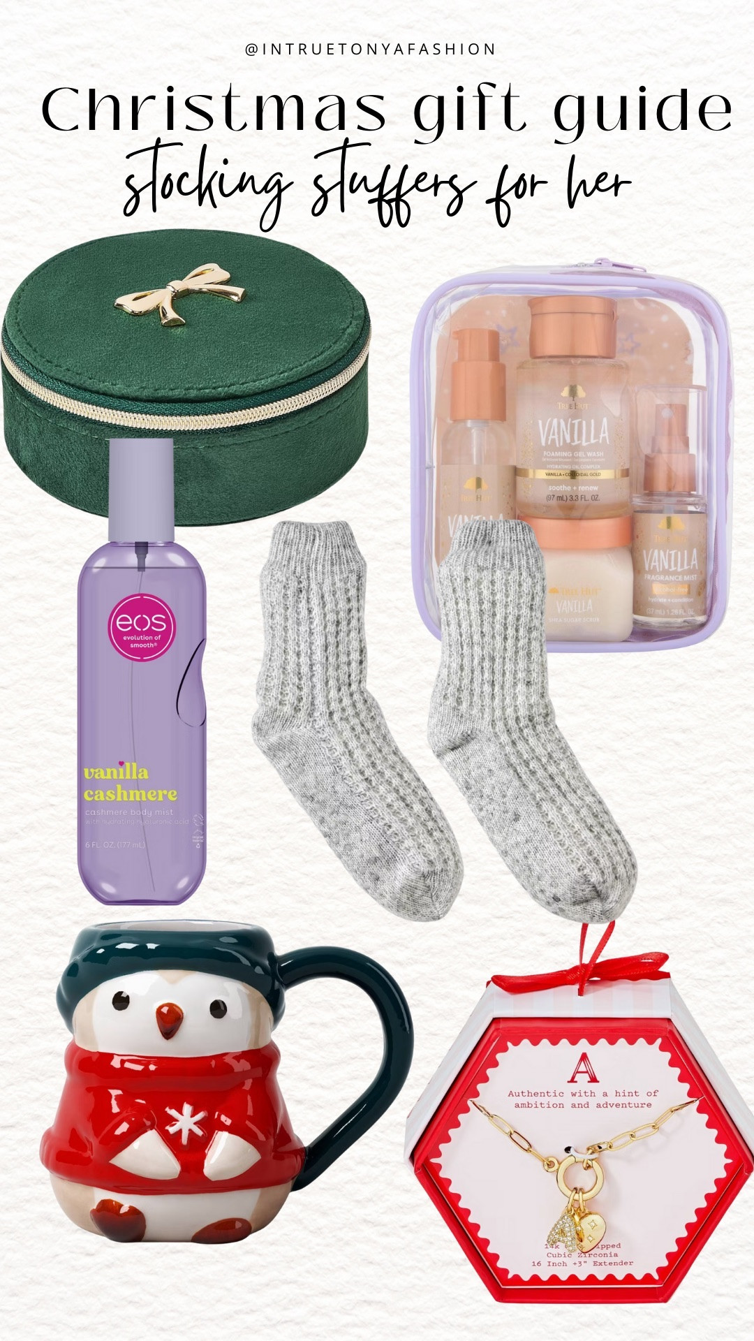 Christmas stocking stuffers for her






Christmas gift guide
Target gift basket
Target stocking stuffers 
Gifts for daughter
Christmas gift basket 
Gifts for best friend 

#LTKSeasonal #LTKGiftGuide #LTKHoliday