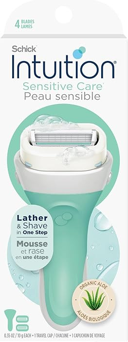 Schick Intuition Razors for Women with Sensitive Skin | 1 Razor & 2 Intuition Razor Blades Refill... | Amazon (US)