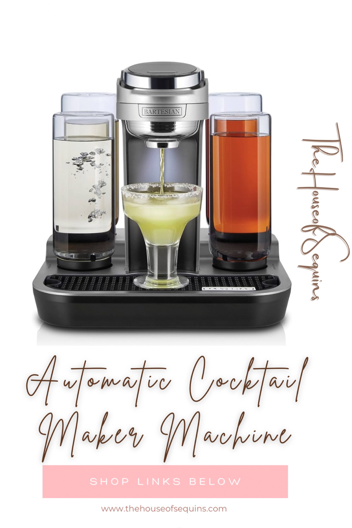 Party hacks: automatic cocktail maker machine, bar, bartender, bartesian, cocktails, espresso martini, margaritas, drinks, bbq, party, summer party, Amazon must haves, travel finds, travel hacks, party, bbq, holidays, barbecue, backyard party, block party, dinner party #amazon #thehouseofsequins #houseofsequins #gadgets #lifehacks #reels #tiktok #lifehacks #giftideas  #bbq #summerparty #party #travel  