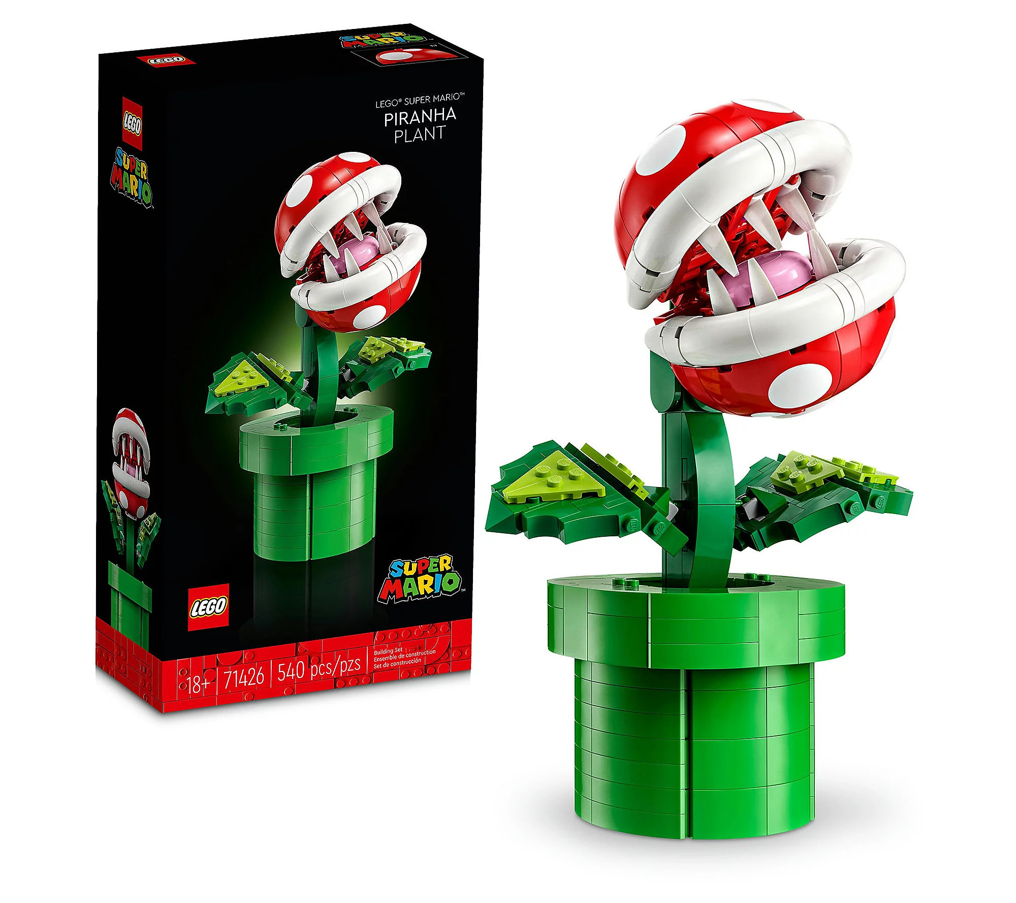 LEGO Super Mario Piranha Plant 71426 Building S et - 540 Pcs | QVC