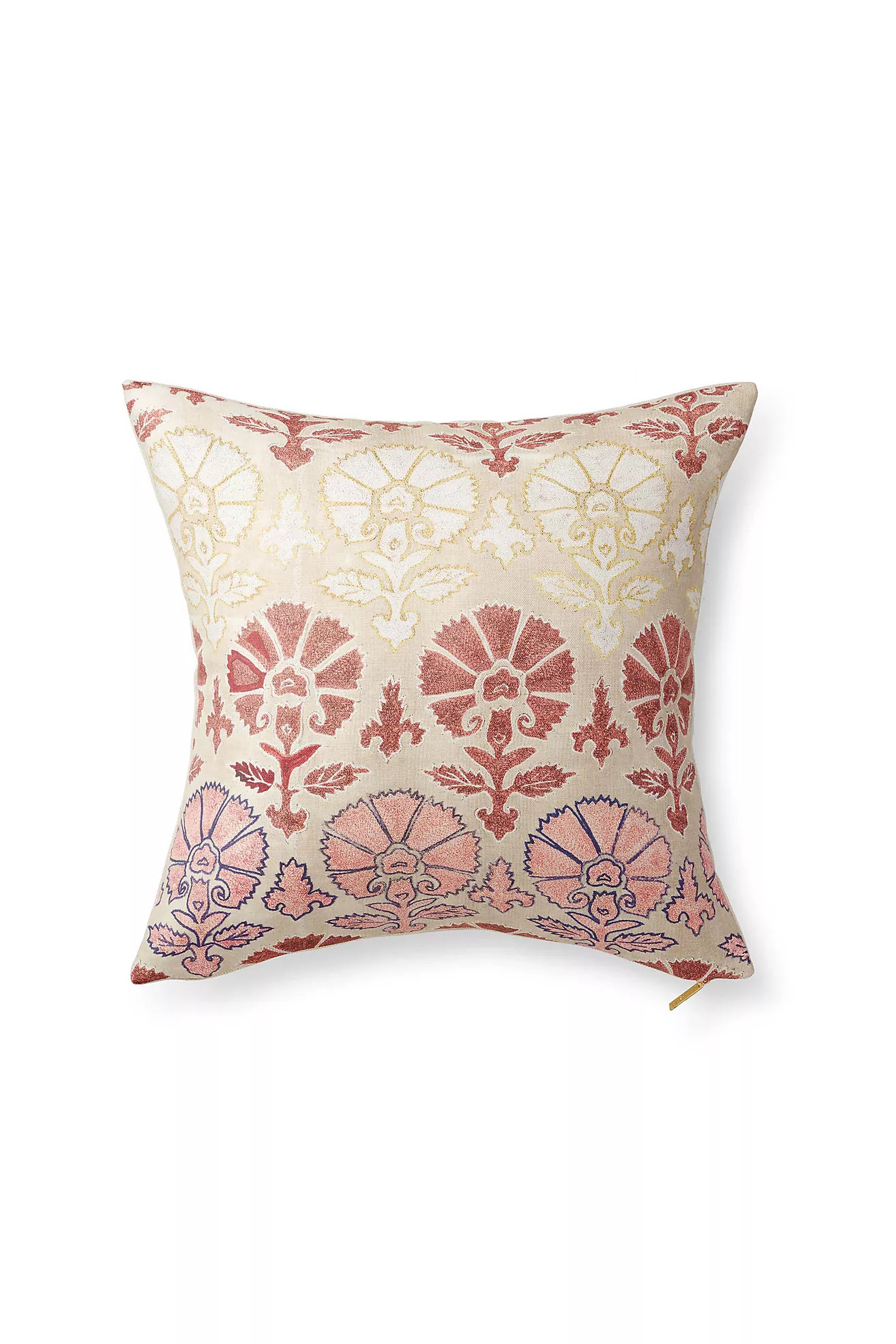 St. Frank Blush Daisy Suzani Pillow | Anthropologie (US)