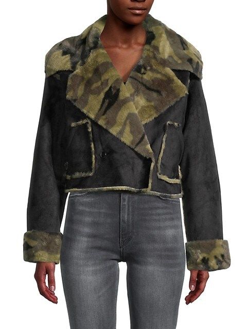 Faux Fur Reversible Cropped Jacket | Saks Fifth Avenue OFF 5TH (Pmt risk)