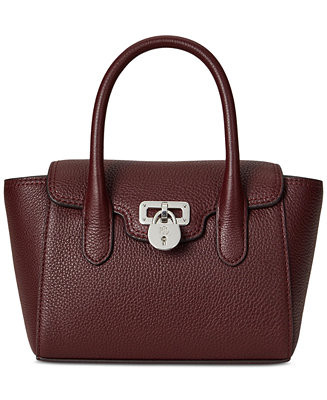 Tanner Small Pebbled Leather Satchel | Macy's