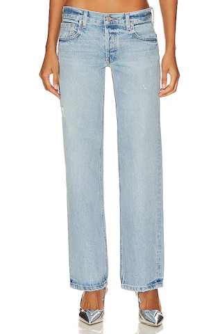 Low Rise Baggy in White | Revolve Clothing (Global)