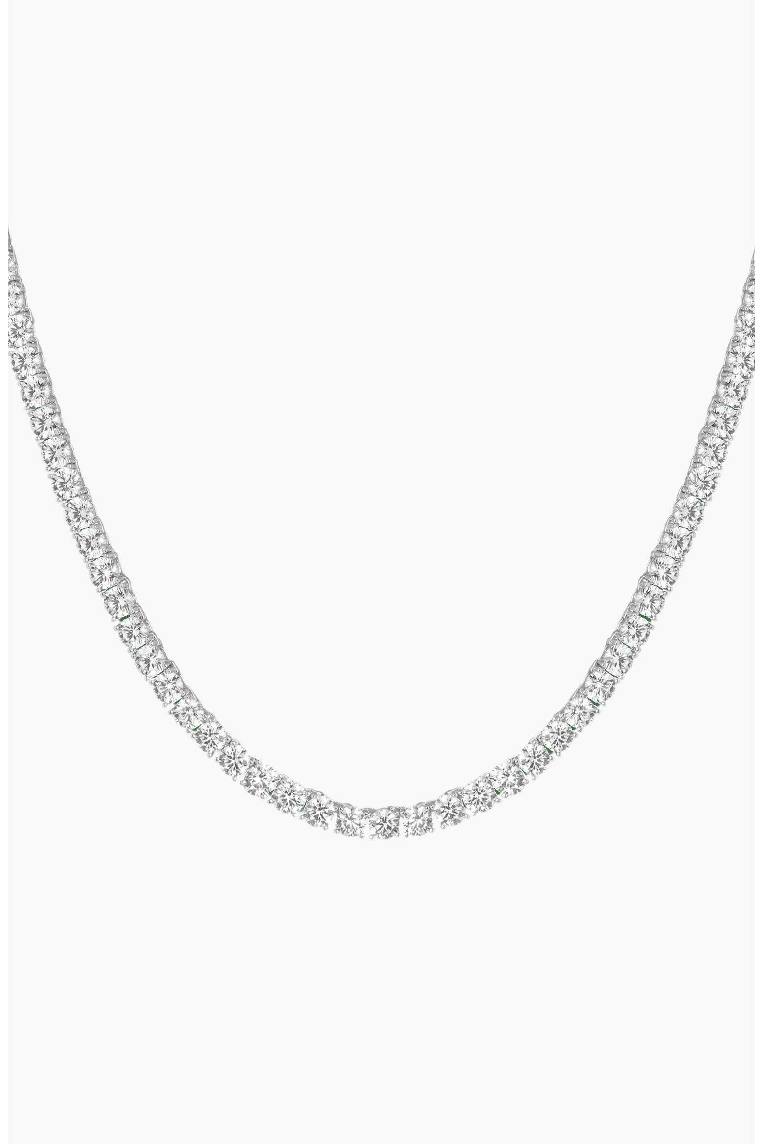Lab Grown White Sapphire Tennis Necklace - 22ct (Women) | Nordstrom | Nordstrom