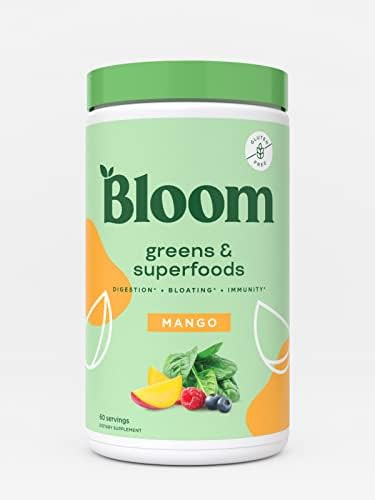 Bloom Nutrition Green Superfood | Super Greens Powder Juice & Smoothie Mix | Complete Whole Foods... | Amazon (US)