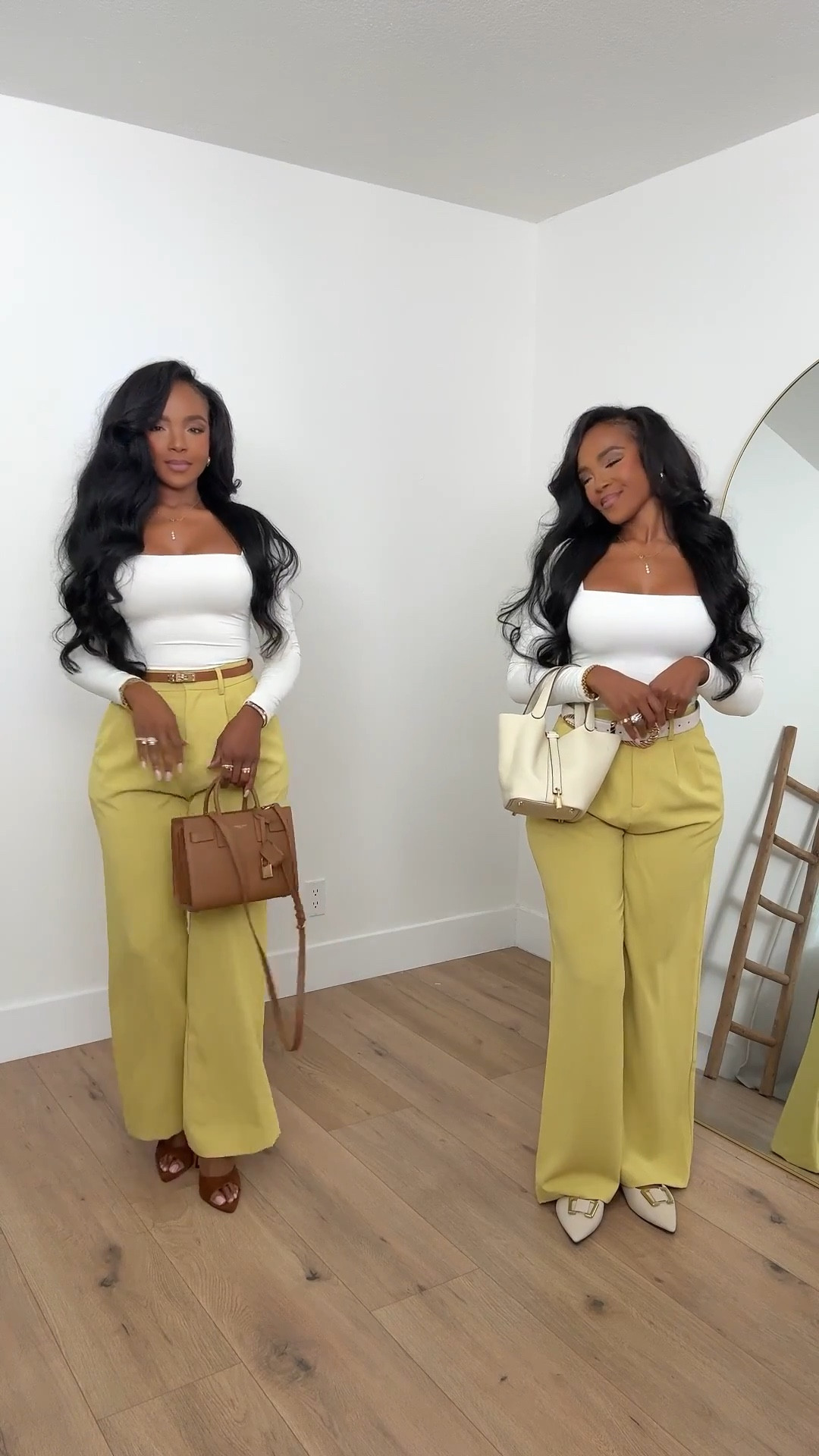 Scroll to shop! A white bodysuit paired with these springy yellow trousers mix for a perfect workday outfit, casual weekend fit or a girls lunch.  

#LTKPetite #LTKgrwm #LTKmomlife #LTKootd #LTKgrwm #LTKPetite
